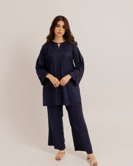 Navy Pearl Set