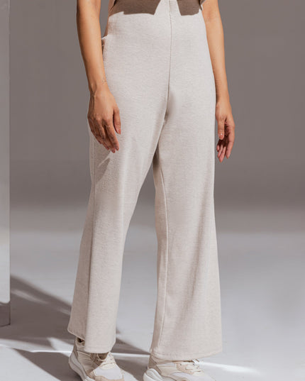 Ivory Flare Trousers